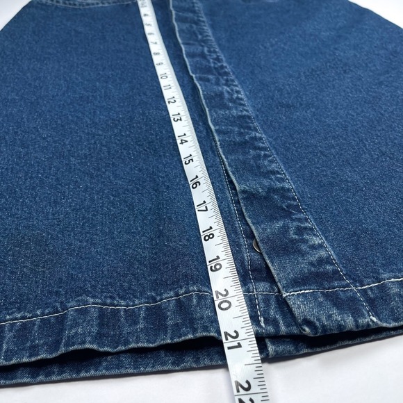 Vintage S.C. Surplus Midi Denim Jean Skirt Womens 7/8 A-Line Retro Teacher Skirt - Picture 8 of 8